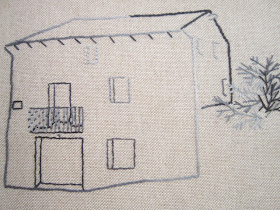 bordado, embroidery, broderie, casa, house, foto, photo, picture