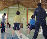 Más sobre el encuentro de voley infantil.-