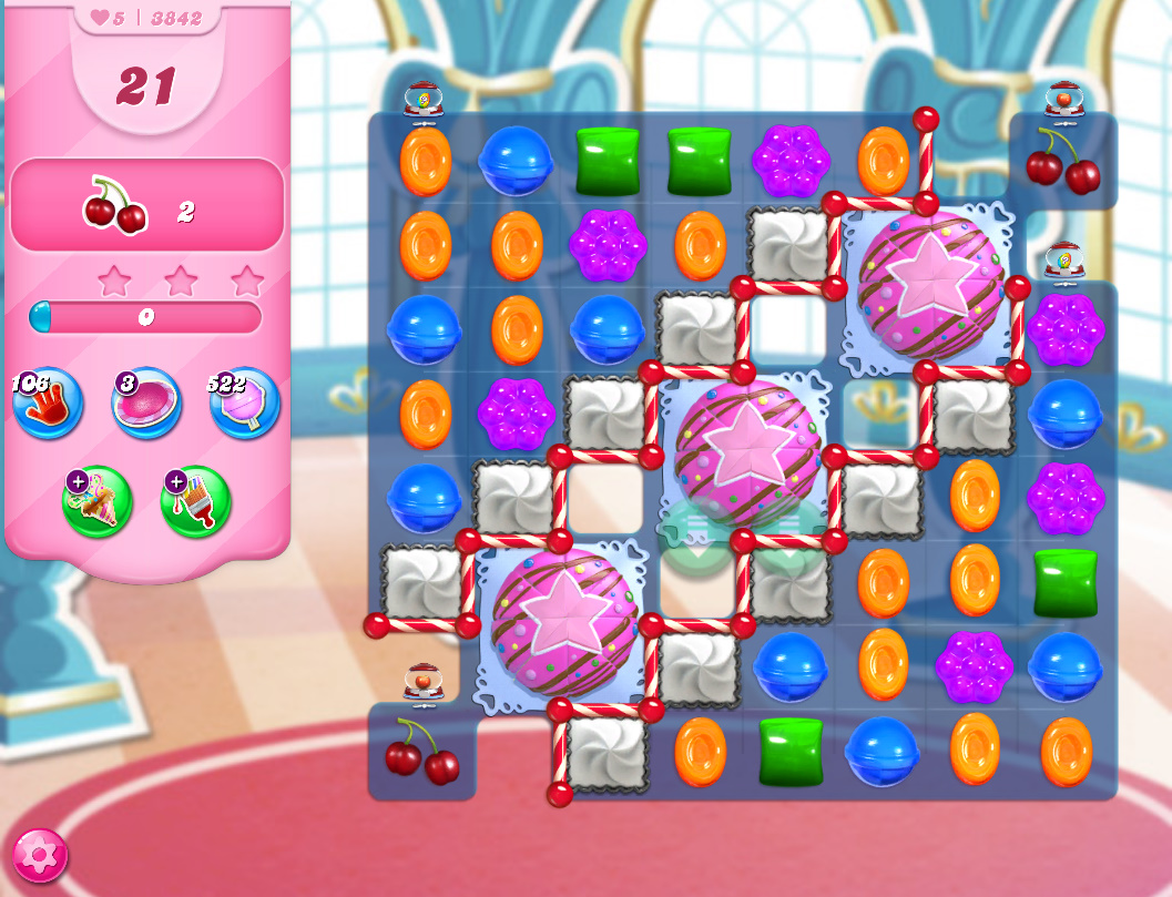 Candy Crush Saga level 3842