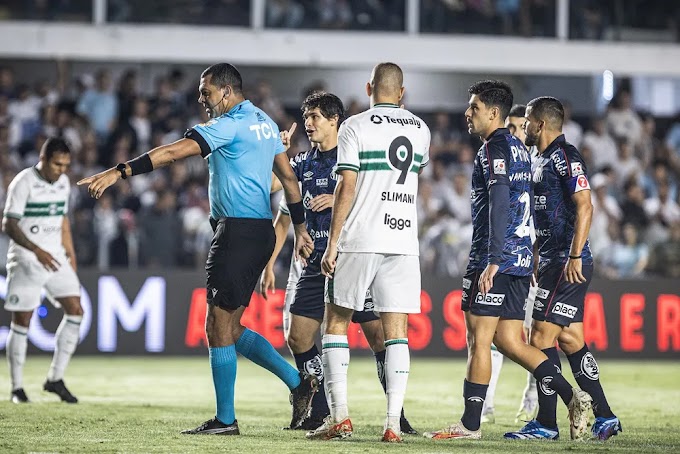 Santos x Coritiba: CBF diz que árbitro cometeu equívoco ao marcar pênalti de Dodô