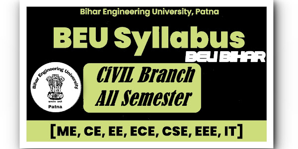BEU syllabus : Civil Branch All Semester