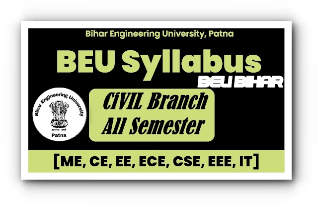 BEU syllabus : Civil Branch All Semester