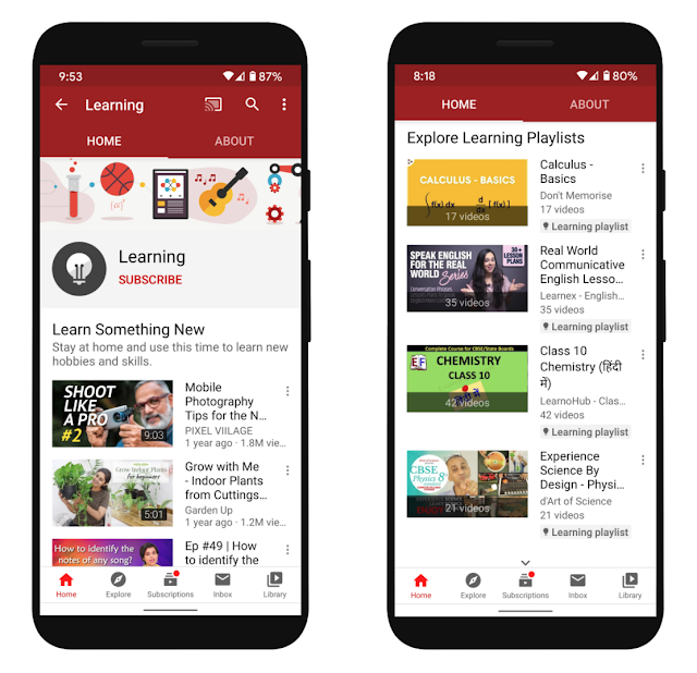 Google India introduces YouTube Learning Destination