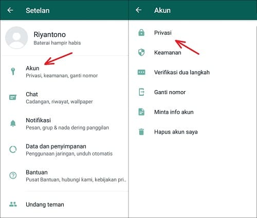 Cara Mengunci WhatsApp Dengan Sidik Jari