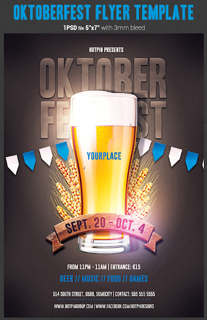  Oktoberfest Flyer Template