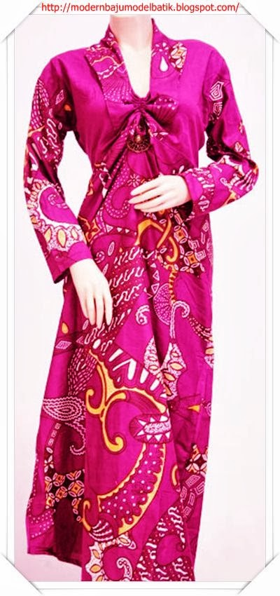 Modern dan Terbaru Model baju gamis batik banyak warna Modern dan Terbaru Model baju gamis batik banyak warna