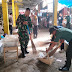 TNI-Polri Bersinergi, Bakti Sosial Pembersihan Pasar Sambut HUT Bhayangkara Ke-79