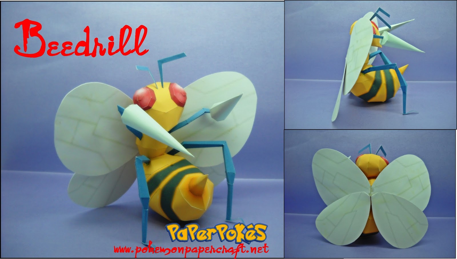 Pokemon Beedrill Papercraft