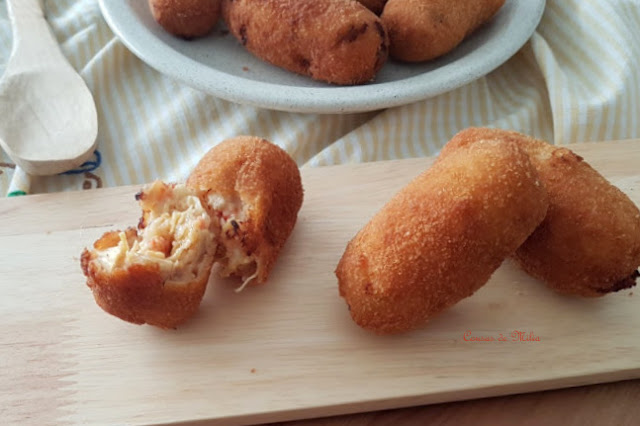 Croquetas de pollo con sofrito