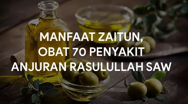 Manfaat Zaitun, Obat 70 Penyakit Anjuran Rasulullah