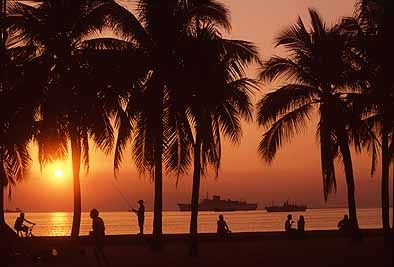 (Sunset @Manila Bay).