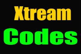 The logo for xtream codes on a black background