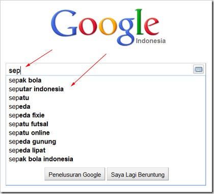 google-suggestion