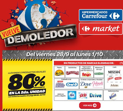 promo carrefour demoledor fin de semana