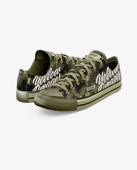 Download Two Sneakers Mockup - Half Side View