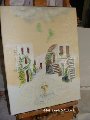 Laveda D. Rockford oil painting