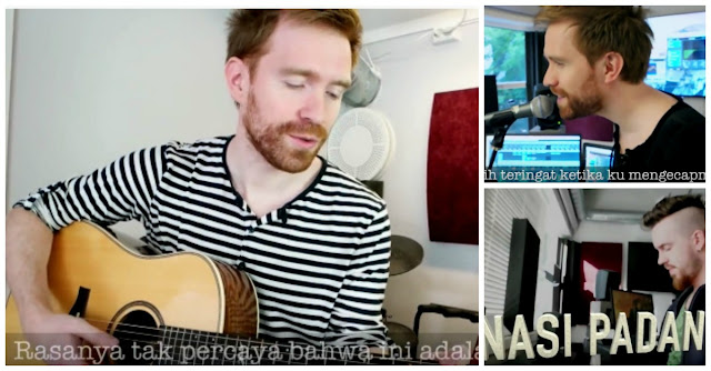 Viral Banget Nih, Bule Norwegia Ini Jatuh Cinta dengan Nasi Padang sampai Dibikin Lagu !!