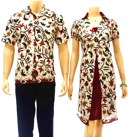 Batik Couple Modern Dalam Aneka Model Baju Batik Terbaru