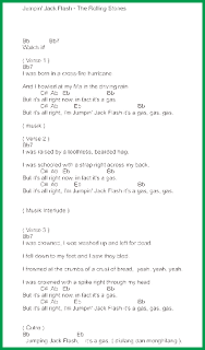 chord jumpin' jack flash the rolling stones