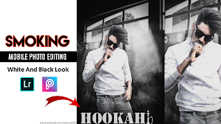 Smoking Photo Editing effect - Black and White Look For PicsArt || Step By Step 2020 - Poros Editz