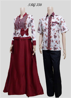 Busana Batik Dress Sarimbit Modern