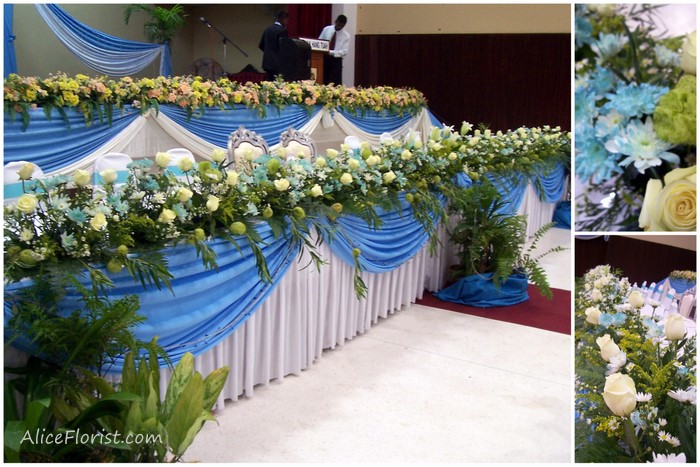 Indian Wedding Decorations BlueGreen Theme