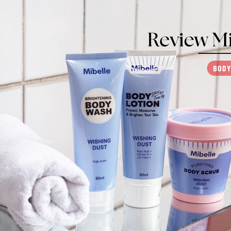 Review Mibelle Body Wash, Body Lotion & Body Scrub Wishing Dust