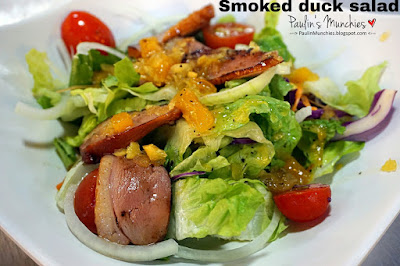 Smoked duck salad - Collin's Grill. Bento at 431 Clementi - Paulin's Munchies