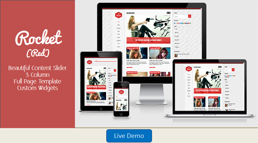 Rocket Blogger Template