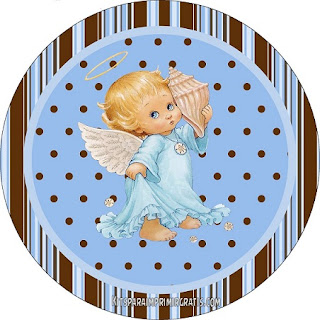 Toppers or Free Printable Precious Moments Angel Labels. 