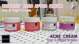 day cream Night cream scarlett whitening