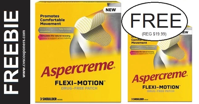 FREE Aspercreme Flexi-motion Patches