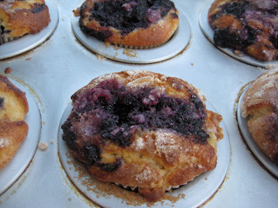 A Bountiful Kitchen: The World's Best Fresh Blueberry Muffins