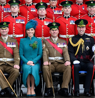 Prince and Princess of Wales attend St Patrick's day parade 1
