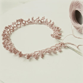 byHaafner, crochet, necklace, pastel