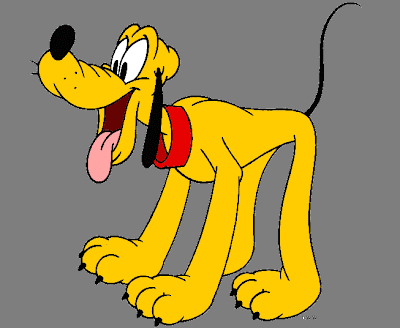 Disney animal pluto from mickey mouse