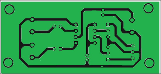 PCB layout for TDA2822M