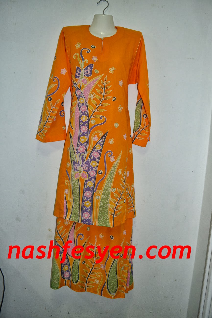 Nash Fesyen Baju  Kurung  Batik Cotton 