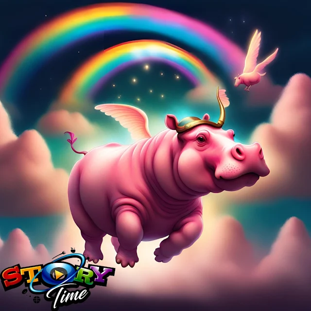 Loretta the hippo fairy who lives in the land of magic and music"