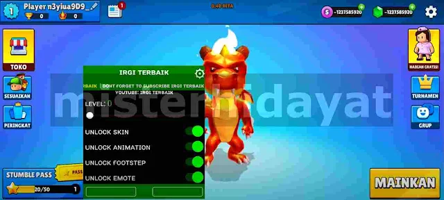 Stumble Guys Irgi Terbaik Mod Apk Unlimited Money & Gems