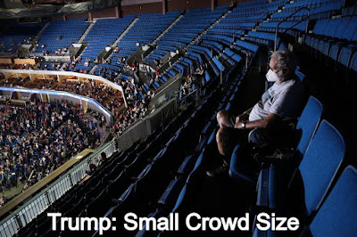 Small Crowd Size at Trump Campaign Rally. People Have Simply Lost Interest in Him.