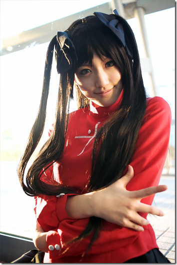fate/stay night cosplay - tosaka rin by saya