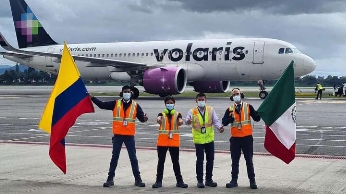 VOLARIS INICIO OPERACIONES COLOMBIA CDMX 01