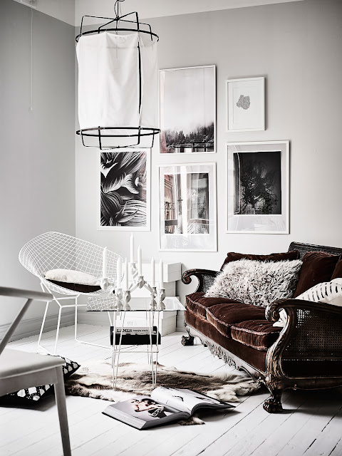 Stylish Monochrome Swedish Apartment