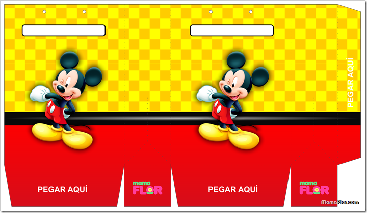 Bolsa Sorpresa De Mickey Mouse Para Imprimir Manualidades