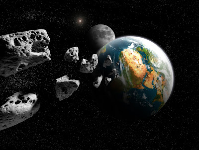 Asteroides pasando muy cerca de la órbita de la tierra
