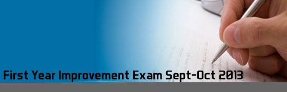 Plus One Improvement Exam Sep 2013