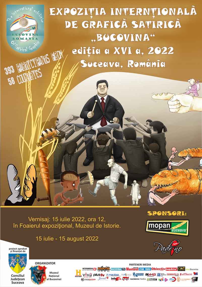 15 July .. Opening Ceremony of the 16th International Exhibition of Satirical Graphics "Bukovina"