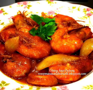  Sajian sedap hari ini kita akan menciptakan masakan yummy dengan bumbu saus Padang dari dapur  Resep Udang Saus Padang Enak Pedas Sederhana