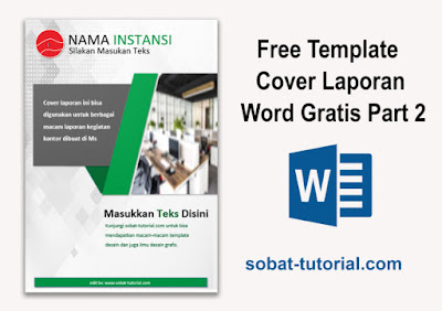 Free Template Cover Laporan Word Gratis Part 2